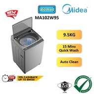 2026 Midea Washing Machine 9.5KG Top Load Washer Mesin Basuh Auto Murah 9.5KG 洗衣机 洗衣機 MA102W95 Repla