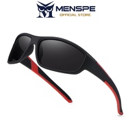 MENSPE Unisex Outdoor Cycling Square Polarized Glasses Anti Sand Glasses Elastic Paint Design UV400 