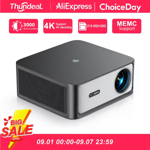 ThundeaL TD98Pro 2K 4K Full HD 1080P Portable Projector Auto Focus Android WiFi Home Cinema Outdoor 