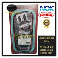 JRS NOK HEAD TOP OR FULL OVERHAUL GASKET SET PROTON WIRA SATRIA 1.6 1.8 SOHC 4G92 ENGINE