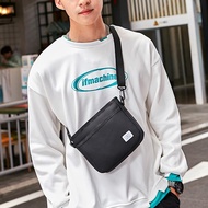 Small Crossbody Bag Korean Sling bag For Men Shoulder Bag Black Thickened Oxford Cloth Messenger