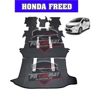 พรมปูพื้นรถยนต์ HONDA FREED (ระบุปีรถในแชทให้แอดมินด้วยนะคะ😊🙏)แถมฟรีแผ่นรองส้นเท้ามูลค่า 250-.