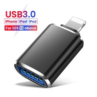 USB3.0 OTG Adapter For iPhone iOS 13 Above Data Transmission U Disk Mouse Keyboard USB To 8 Pin Conv