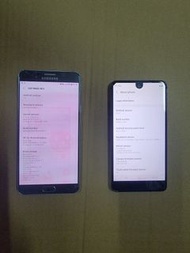 Samsung Note 5 $100 /  Sharp Aquos S2 $150