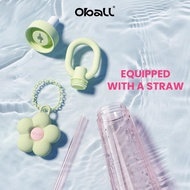 GANTUNGAN Oball Goddess Summer Straw Cup 550ml - Drinking Bottle with Cute Hanger