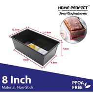 Ready Stock📣 HOME PERFECT Angel Loaf Pan (Extra Straight), 8 Inch, Toaster Pan, Baking Pan, Bakeware