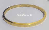 Stainless steel bangle bracelet