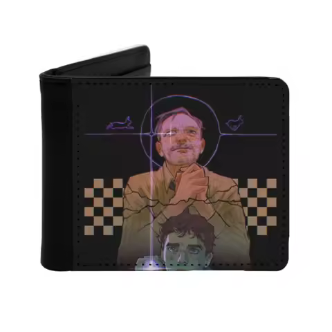 Father New Men's Wallet Short Fashion Pu Leather Wallet Multi Card Wallet Fnaf Five Nights At S Will