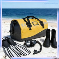 [WishshopelxlMY] Large Waterproof Duffel Bag Wear Resistant Convertible Backpack Duffel 46L