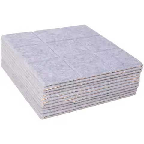 A88E-Self-Adhesive Acoustic Panels, 12Pcs 12X12X0.4Inch Sound Absorbing Panels, Decorative Soundproo
