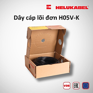 Dây cáp lõi đơn HELUKABEL H05V-K | Hộp 100m