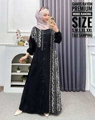 ( S M L XL XXL ) Terbaru Gamis twill rayon pelangi gamis twill tidye gamis twil rayon super abstrak 