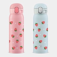 禮物推薦 草莓愛心 strawberry 象印 彈蓋不鏽鋼 保溫瓶 PU030