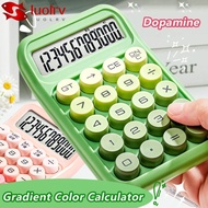 LUOLRV 12 Digit Calculator, Gradient Color Ergonomic Keys Accounting Calculator, Multifunctional 12 