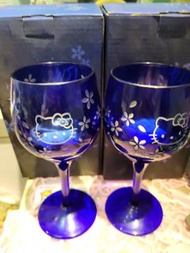 日本Sanrio Hello Kitty  2016年紅酒杯兩隻