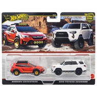 Hot Wheels Premium 2025 Car Culture Twin Pack - Subaru Crosstrek & 2018 Toyota 4Runner