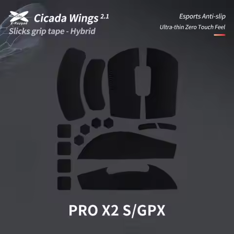 X-Raypad Cicada Wings V2 Slicks Grip Tape for G Pro X Superlight / Superlight2 / X2 SUPERSTRIKE- Mor