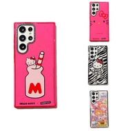 Hello Kitty Transparent Phone Case Casing for Samsung Galaxy S22 S23 S24 S25 Plus Ultra +