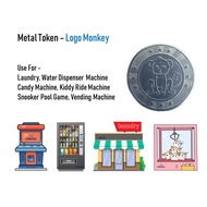 Laundry/Dobi Vending Machine/Game- Matel Token Monkey/ token monyet