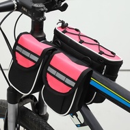 Bicycle Riding Front Beam Bag Large Front Beam Bag Waterproof Saddle Bag Bicycle Upper Tube Bag Moun