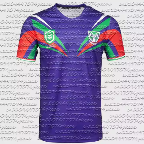 2026 New Zealand Warriors NRL Retro Jersey Men Y2K T-shirt Oversize Suitable for Daily Wear and Trai
