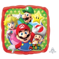 (SG seller) Super Mario &amp; Friends Luigi Party Happy Birthday Foil Balloon ( US Anagram)