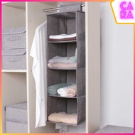 Hanging Rack Wardrobe 4-tier Clothes Storage Box GM4