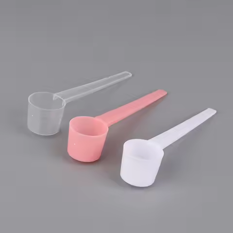 10Pcs 5g Measuring Spoons Coffee Protein Milk Powder Scoop Home Kitchen Gadgets DIY Plastic Measurin