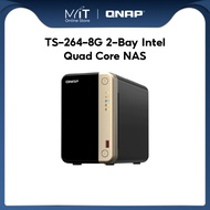 QNAP TS-264-8G 2-Bay Intel Quad Core NAS (device - 18GB)