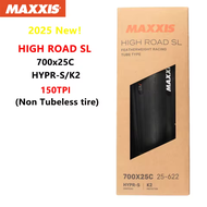 MAXXIS ยางสำหรับจักรยานถนนถนนสูง SL น้ำหนักเบาเป็นพิเศษแข่งจักรยานบนถนนไร้ยางในจักรยานถนน700x2 5C/28