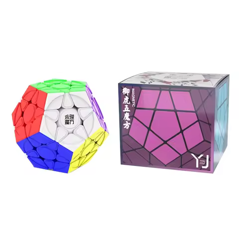 [JudyCube] YJ Yuhu Megaminx V2M Magnetic Magic Speed Cube Stickerless Yongjun Yuhu V2M Cubo Magico P