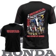 Mens Cotton T-shirt Honda EX5 Print Tee Shirt Honda Baju Men Women Summer Retro Fashion T-shirt Baju