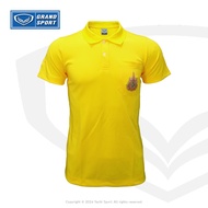 เสื้อโปโล GRAND SPORT เสื้อเหลืองตราสัญลักษณ์ 72 พรรษา รหัส 012290