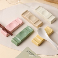 Chopstick Rest Tableware Ceramic Chopstick Rest Multi-Purpose Chopstick Pillow Chopstick Rest Spoon 