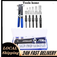 86PCS Rivet Nut Tool Kit Set Blind Rivet Nut Hand Riveter Wrench Threaded Insert Tool Rivet Nut Gun 