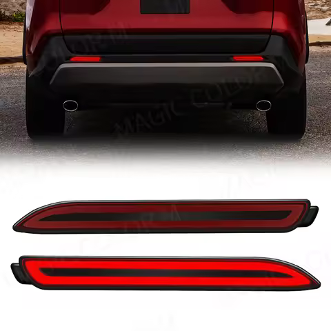 Car Rear Bumper Reflector For Toyota Camry RAV4 Lexus IS-F GX470 RX300 Sienna Venza Reiz Innova Red 