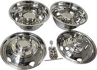 19.5 Inch 8 Lugs Stainless Steel Wheel Simulators for 1999-2002 Ford F450 F550 Truck