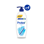 [มี 9 สูตรให้เลือก] โพรเทคส์ ครีมอาบน้ำ 450 มล. ขวดปั๊ม รวม 4 ขวด (ครีมอาบน้ำ สบู่อาบน้ำ) [Available in 9 variants] Protex Shower Cream 450 ml. Total 4 Pcs.