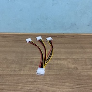 Molex Splitter Cable 1 to 3 Prongs Kable Power PC Fan Computer Casing / 1 Molex to 3 Molex