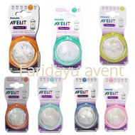 botol bayi ORIGINAL AVENT NATURAL TEAT 1pack (2pcs) puting botol susu avent