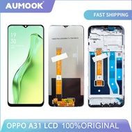 Aumook 6.5 "ของแท้สำหรับ OPPO A31หน้าจอ LCD CPH2015 CPH2073 CPH2081 CPH2029เครื่องอ่านหน้าจอสัมผัสแส