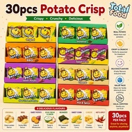 30pcs Win2 Potato Crisp Biskut [Vegetable/BBQ/Tomato/Curry/Sour Cream/Himalayan Salt]