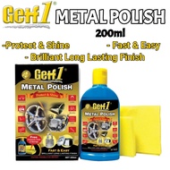 Getf1 Metal Polish chrome steel polisher aluminum renew copper cleaner rust remover polish tembaga