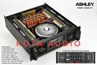 Power Amplifier Ashley Spider X1 Class H Power 4 Channel