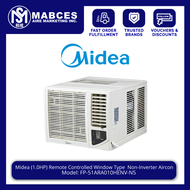 Midea 1.0HP Remote Controlled Window Type  Non-Inverter Aircon FP-51ARA010HENV-N5