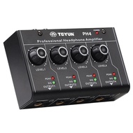 Headphone Amplifier Audio Mixer 4 Channel Headphone Distributor Mobile Phone Computer Audio Mixer PH4