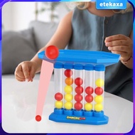[Etekaxa] Connect Ball Game, Board Game, 4-shot Game, Bouncy Balls for Adults, Ages 4-7