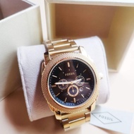 ◑☈Fossil stainless steel waterproof fashion watch for men women like automatic Accessories  No tarni