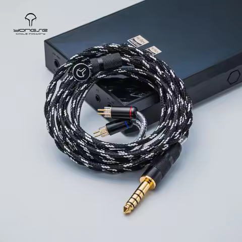 Yongse-Piano Cable 6N Single Crystal Copper Upgrade Earphone Cable For IEMS Audio Accessories