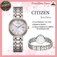 Citizen Eco- Drive EW2696-84A Women’s Watch – Silver Tone, Modern Design